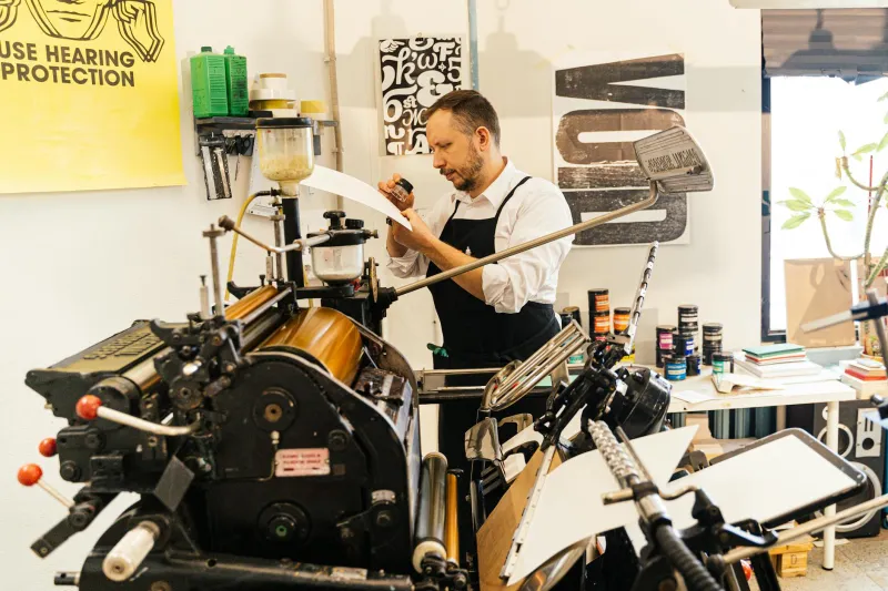 Ink, Iron, and Intention: Britain's Artisan Revival of Hand-Crafted Typography